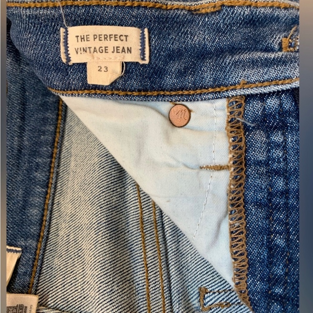 Madewell The Perfect Vintage Jean in Melgrove Wash NC162 Sz 23 - Picture 8 of 8